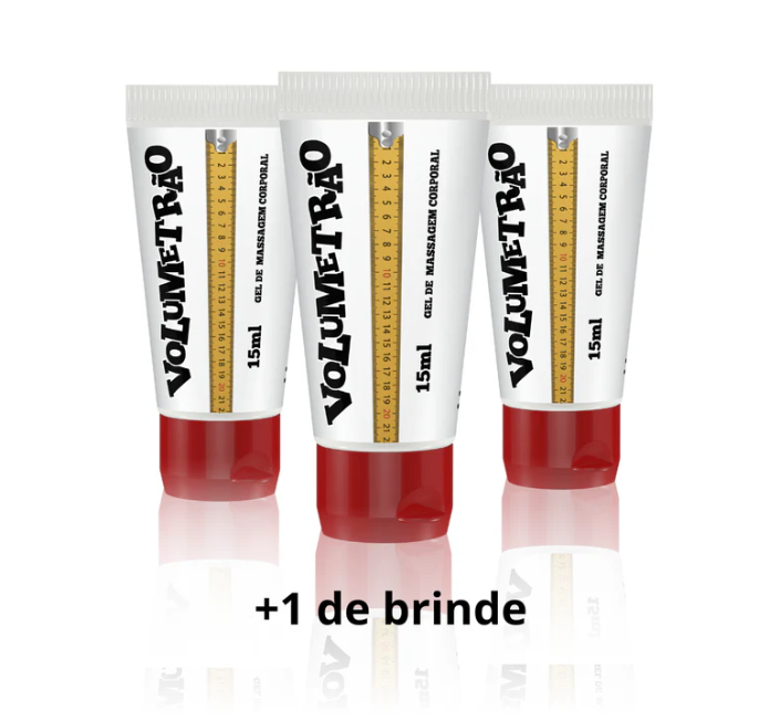 Gel Volumetrão - Mais Volume, Mais Ereção e mais Prazer